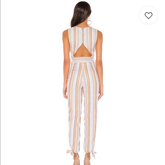 Tularosa Reese Jumpsuit - Multi Stripe. - Picture 3 of 3
